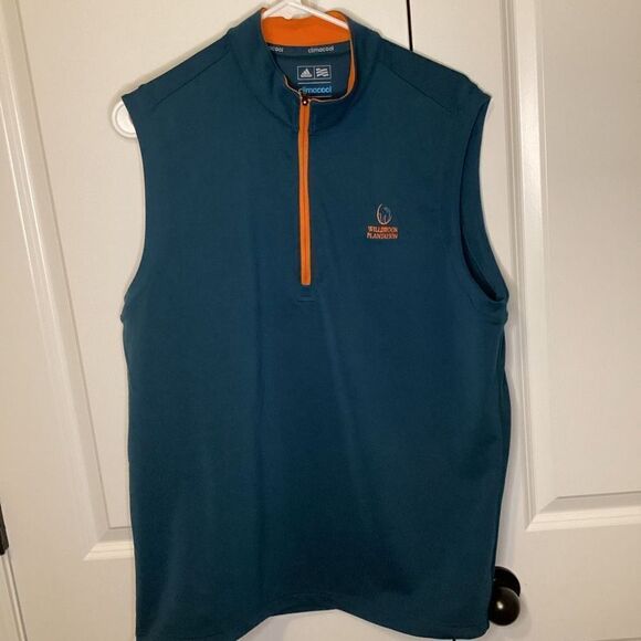 Mens‎ Adidas 1/4 zip golf vest medium - Picture 1 of 4